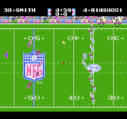 Tecmo Super Bowl (USA) In game screenshot